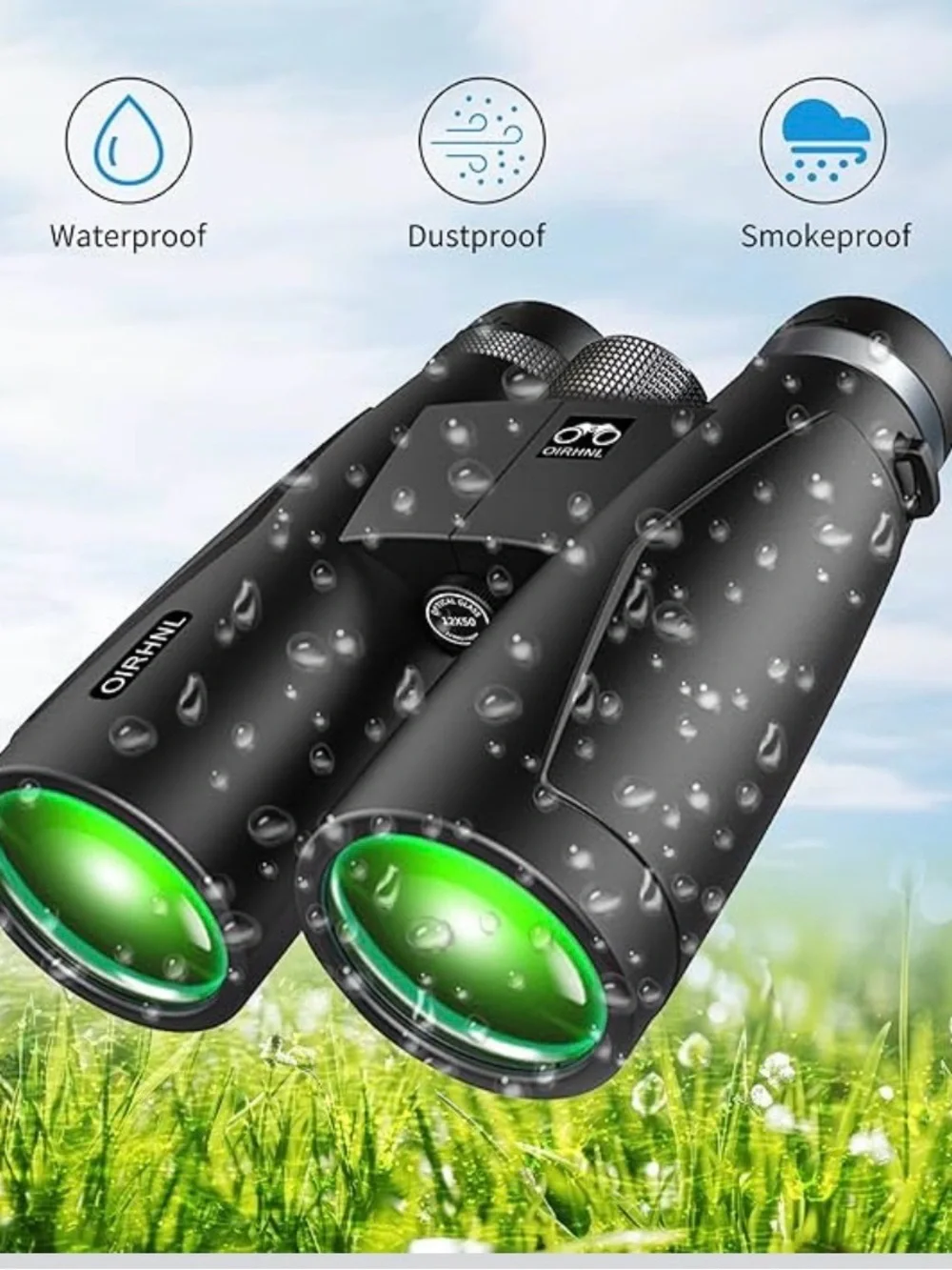 12x50 HD Binoculars, new